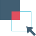 export,multimedia,edit tools,signs,multimedia option,arrow,square,color squares